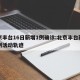 北京丰台16日新增1例确诊:北京丰台新增病例活动轨迹