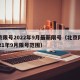 北京限号2022年9月最新限号（北京限号2021年9月限号范围）