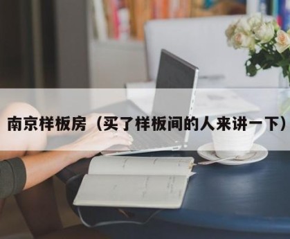 南京样板房（买了样板间的人来讲一下）