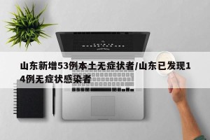山东新增53例本土无症状者/山东已发现14例无症状感染者